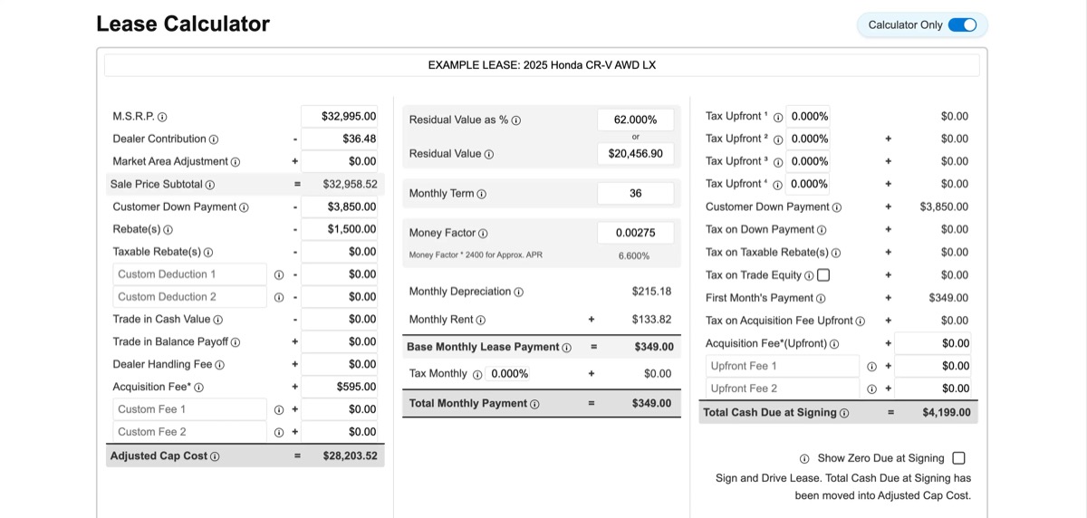 Excel template preview